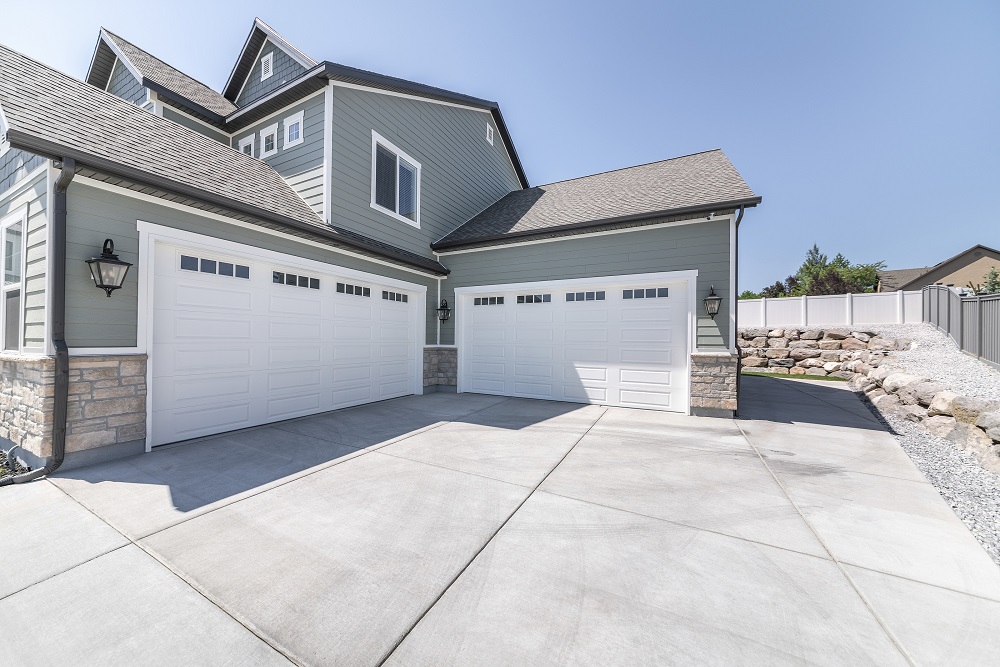 Concrete driveway contractors installed in Carmel Indiana